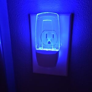 GE Plug-In Night Light - Blue LED Night Light